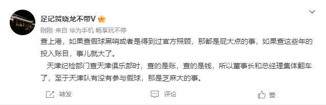贺晓龙论上港调查重点
